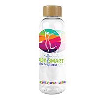 22 oz Recycled RPET Bottle With Bamboo Cap